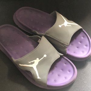 jordan purple sandals